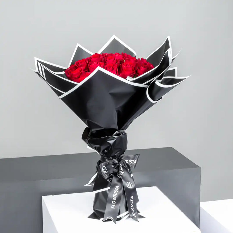 Flowrista | Red Roses Bouquet - 25 Stems