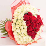 Shades of Love Bouquet - 150 Roses