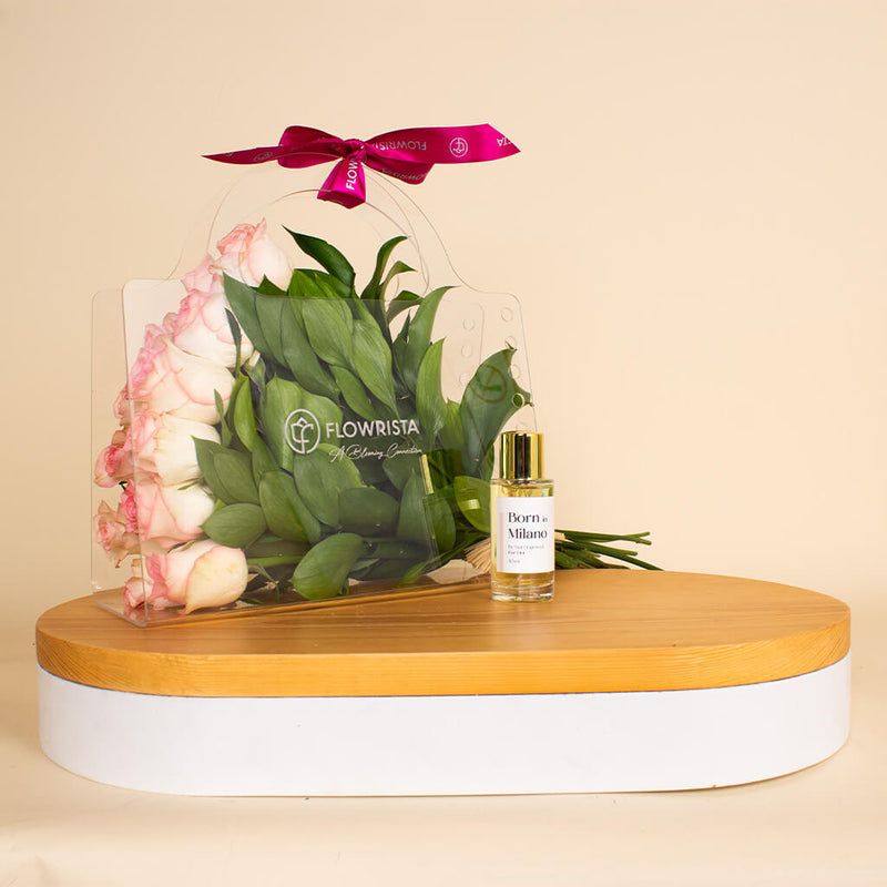 Nuit Fragrances Born In Milano | Purple Flower Bag