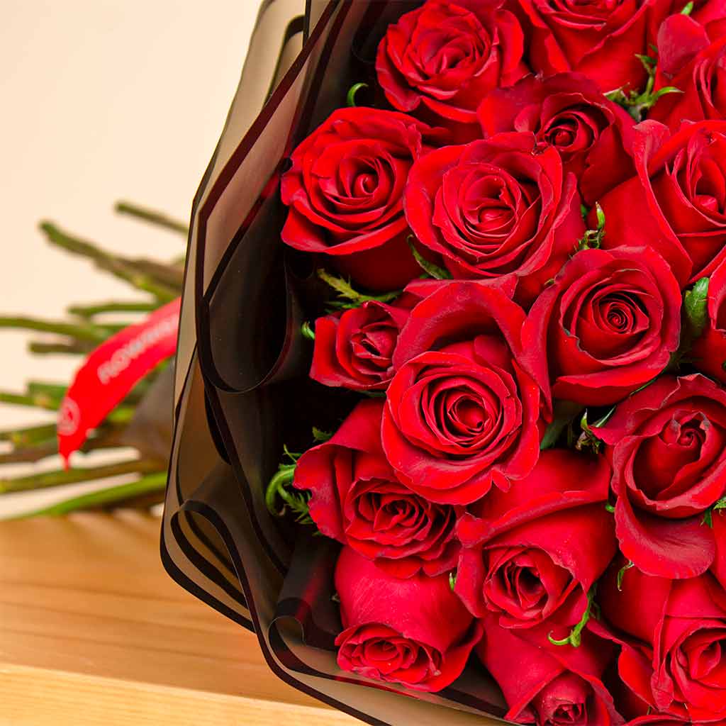 Passion in Fifty Bouquet of 50 Red Roses - Symbol of Passion & Loved Roses | 50 Red Rose