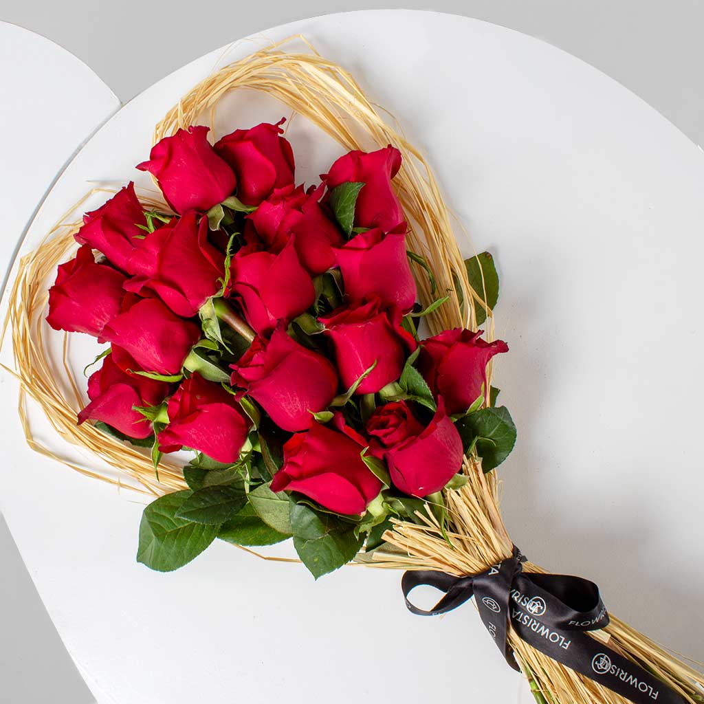 Red Heart Bouquet
