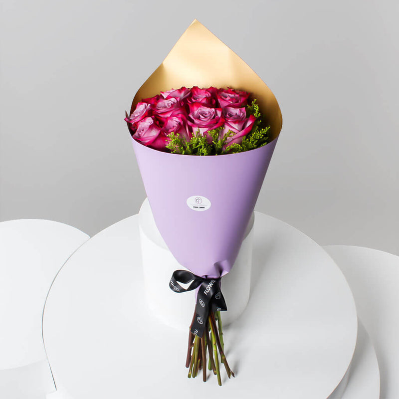 Flowrista Pink Roses Hand Bouquet