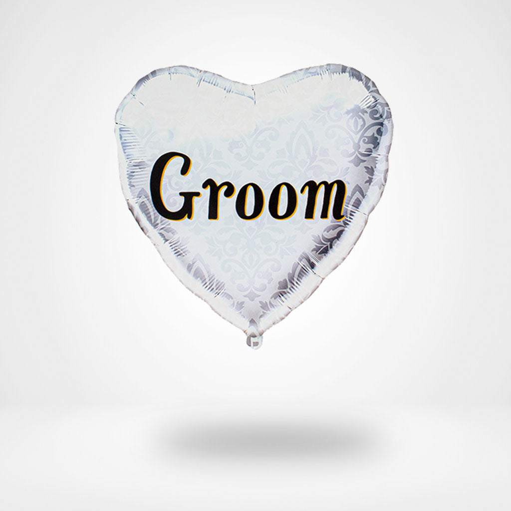 Groom Celebration Heart Balloon