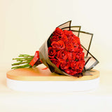 Amaz Gold Snake Ring & 20 Red Roses - Valentine’s Day Luxury Gift