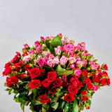 Flowrista | Pink & Red Baby Roses Bouquet