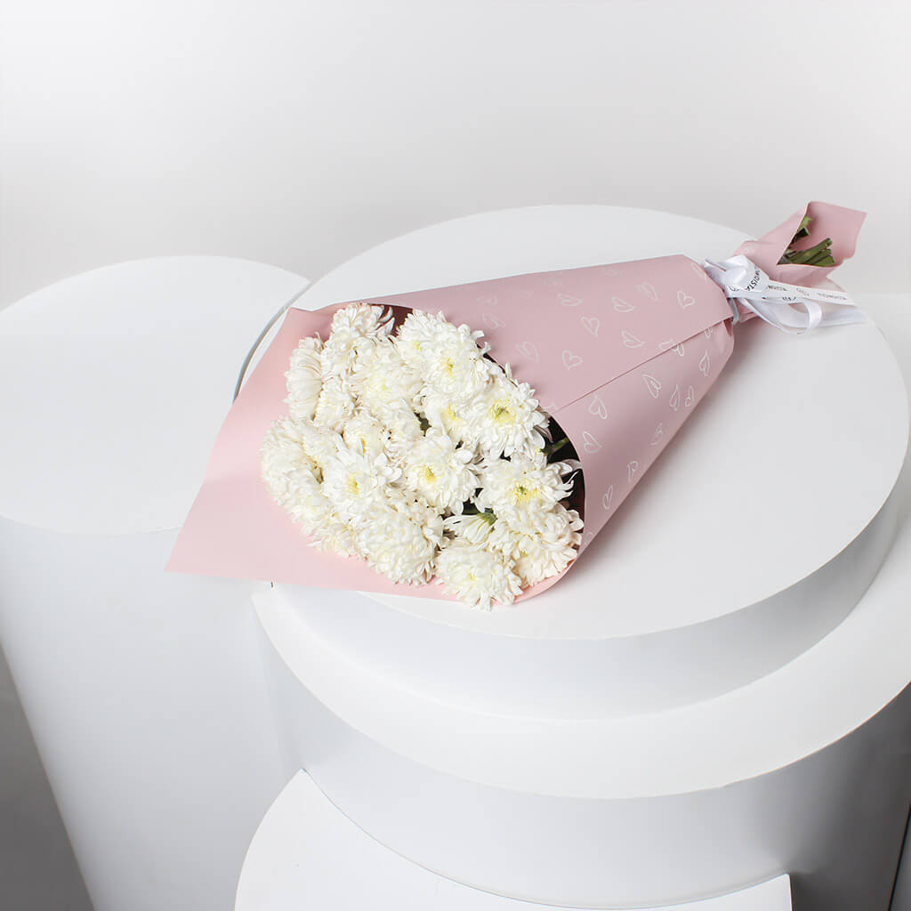 Flowrista | White Fancy Chrysanthemum Bouquet