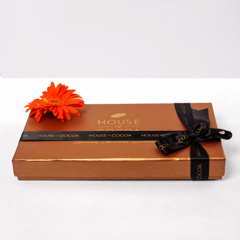 House of Cocoa Chocolate Box 32pieces and Gerbera