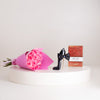 Carolina Herrera Good Girl Bowtastic Eau de Parfum 80ml & Pink Roses Bouquet
