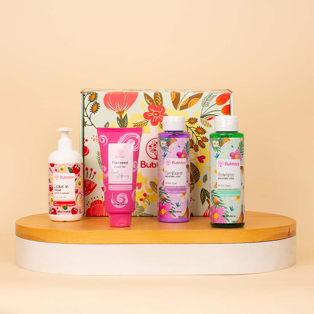 Bubblzz Flower Bouquet Gift Set Hair Care & Red Roses Bouquet