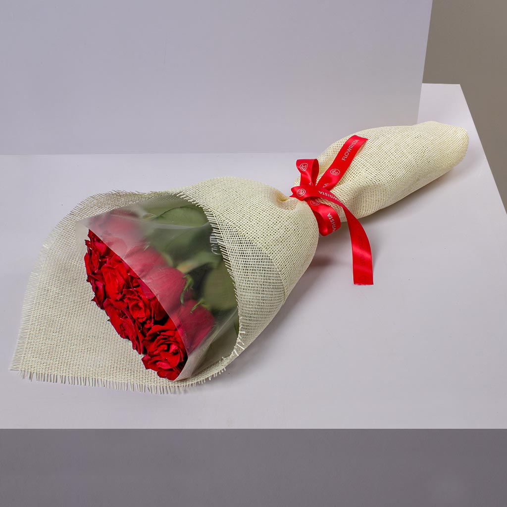 Always on My Mind – Red Roses Hand Bouquet