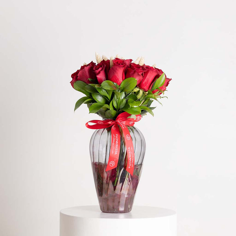 Heartline Rouge Vase