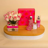 Soul And More Love Bundle & Pink 20 Roses Vase