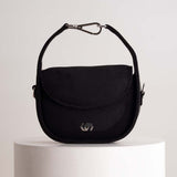 CoCan Half Moon Bag & Pink Roses Bouquet
