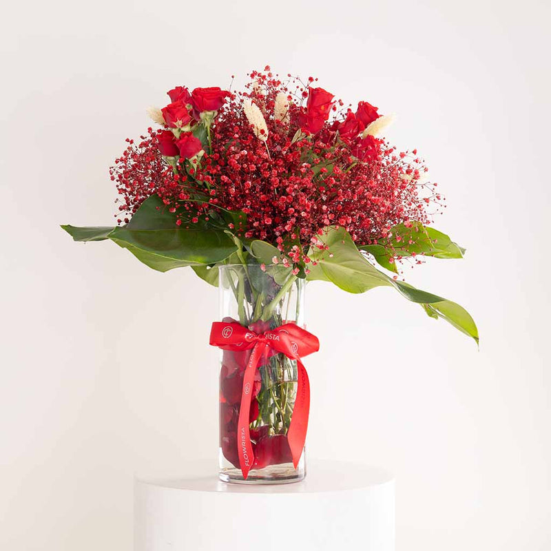 Scarlet Air Vase