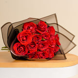 CERRUTI 1881 Wallet CEPU05922M with Red Rose Bouquet – 15 Roses