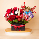 Happy New Year Floral & Chocolate Box