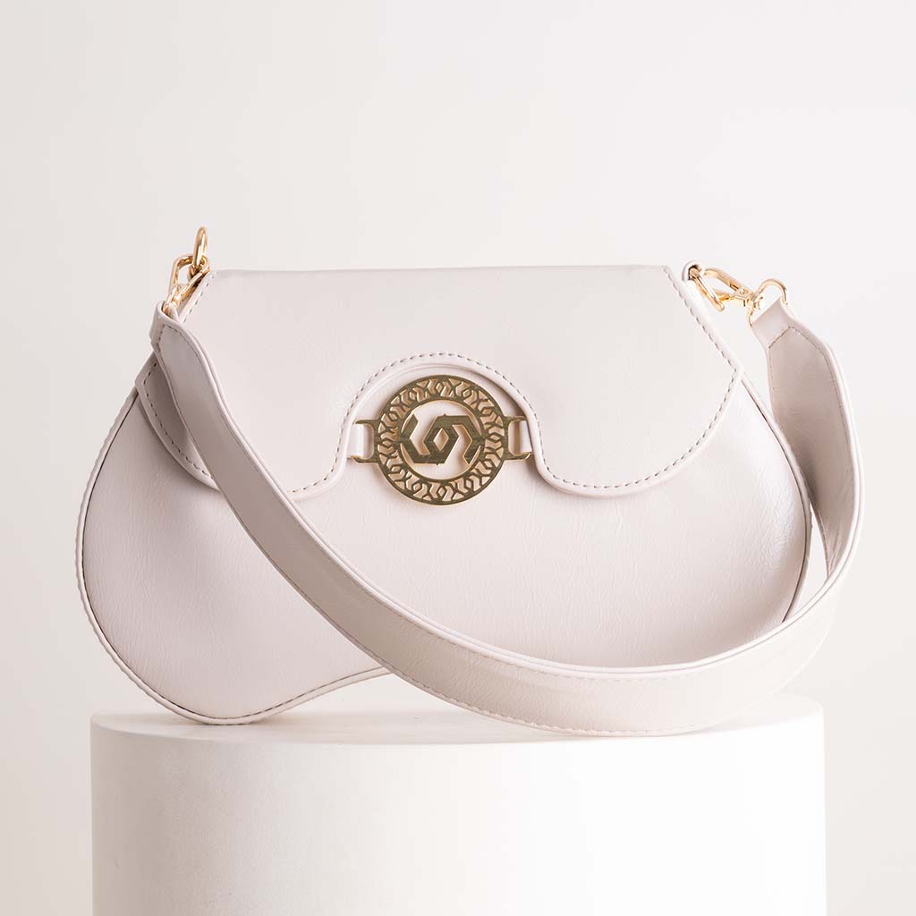 CoCan Golden Purse Bag & Pink Roses Bouquet
