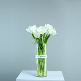 Snow White Tulip Vase