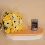 Bvlgari Man In Black Parfum 100 ml | Gerbera and Chrysanthemum Bouquet