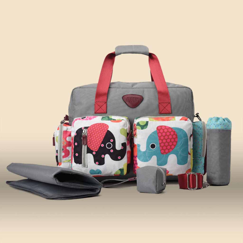 Pavo’s Diaper Bag Pink Rose Bouquet