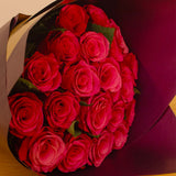 Flowrista | 20 Fuchsia Roses Bouquet