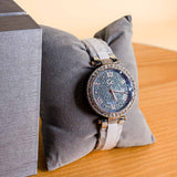 Guess Gc Flair 34mm Ladies Watch – Silver & Rose Gold, Crystal Set