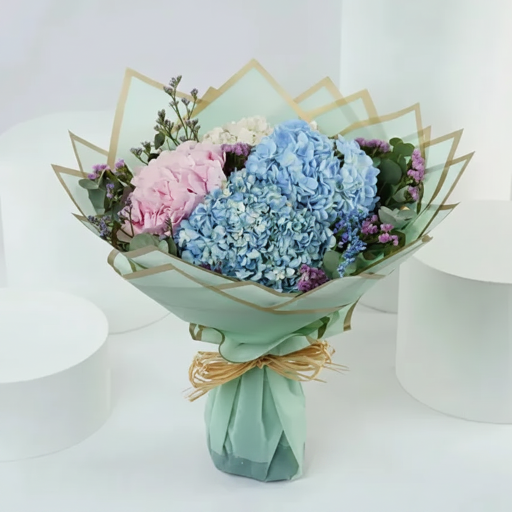 4-Colour Hydrangea Bouquet