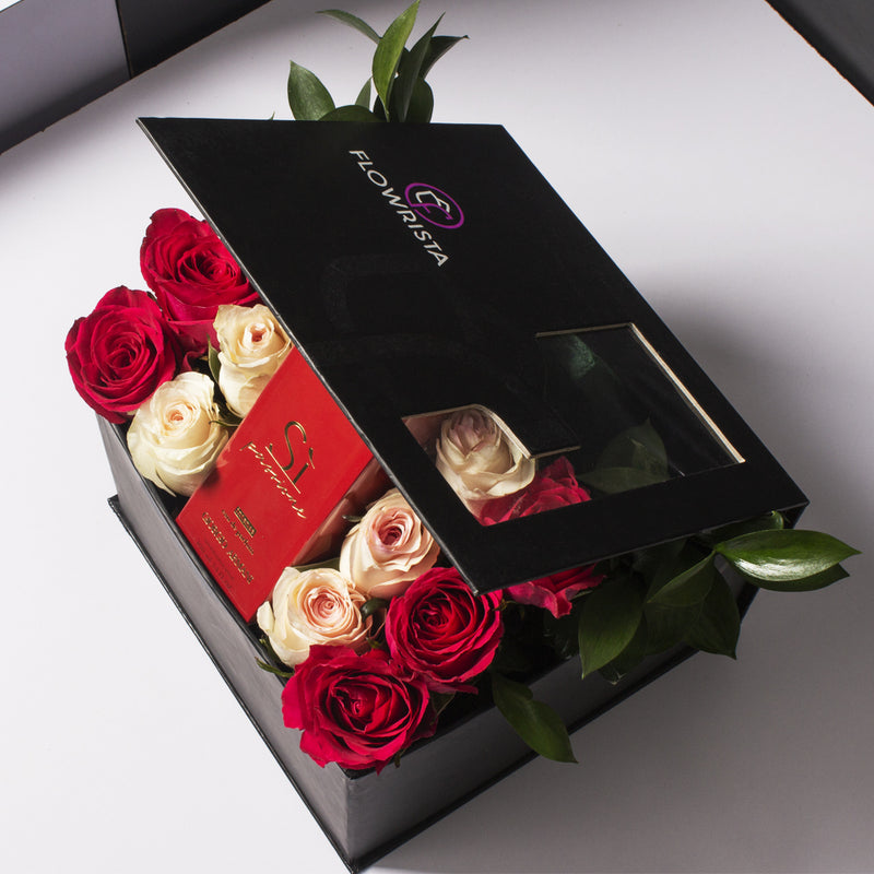 Giorgio Armani Si Passione EDP and red and senorita roses