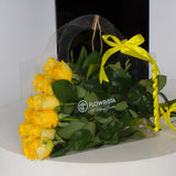 Lazaro Mega Plus Scent Diffuser & 12 Yellow Roses