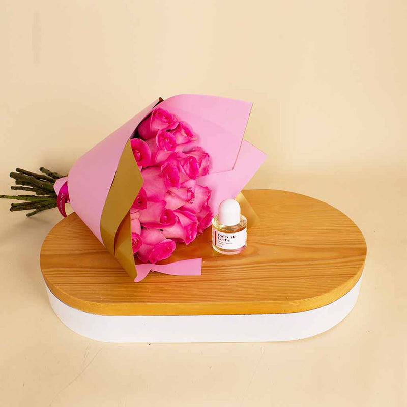 Nuit Fr Lecheagrances Dulce de | 15 Pink Flower Bouquet