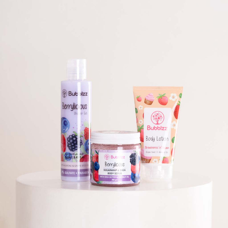 Bubblzz Berrylicious Body Care Gift Box