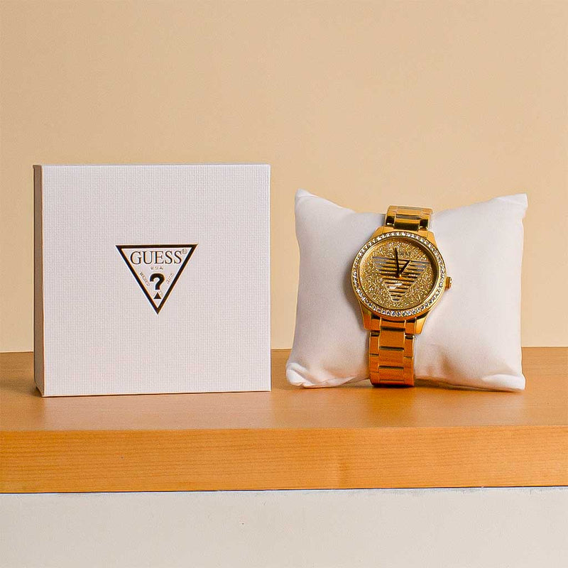 Guess Analoge Watch Armbanduhren - Gold