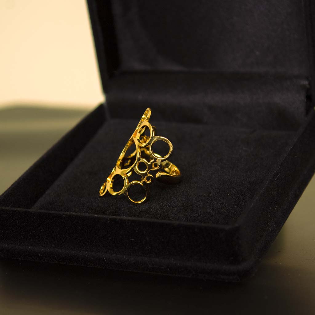 Amaz Circular Cascades Ring