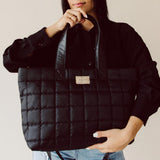 Pavo Tote Handbag - Black