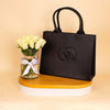 Cocan Big Tote Black & White Roses Vase