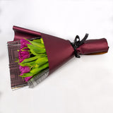 Purple Tulip Hand Bouquet