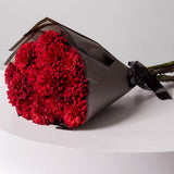 Red Flowers Bouquet & Moroccan Spa Voucher