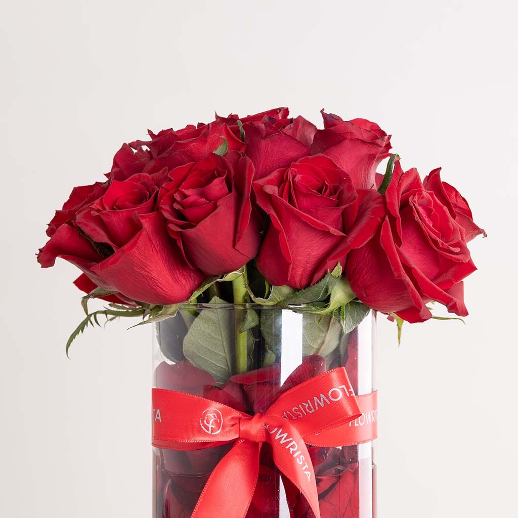 Passionelle Chocolate and Ellie Mug and Candle and Red Roses Bundle
