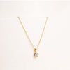 Markiz Thai Silver Gold-Plated Zircon Necklace