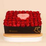 Patchi Tin Box of 22 Pieces | 55 Red Roses