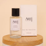 Areej Coco Vanille Eau de Toilette & 15 White Roses Vase