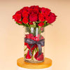 Red Roses & Baby Roses Vase