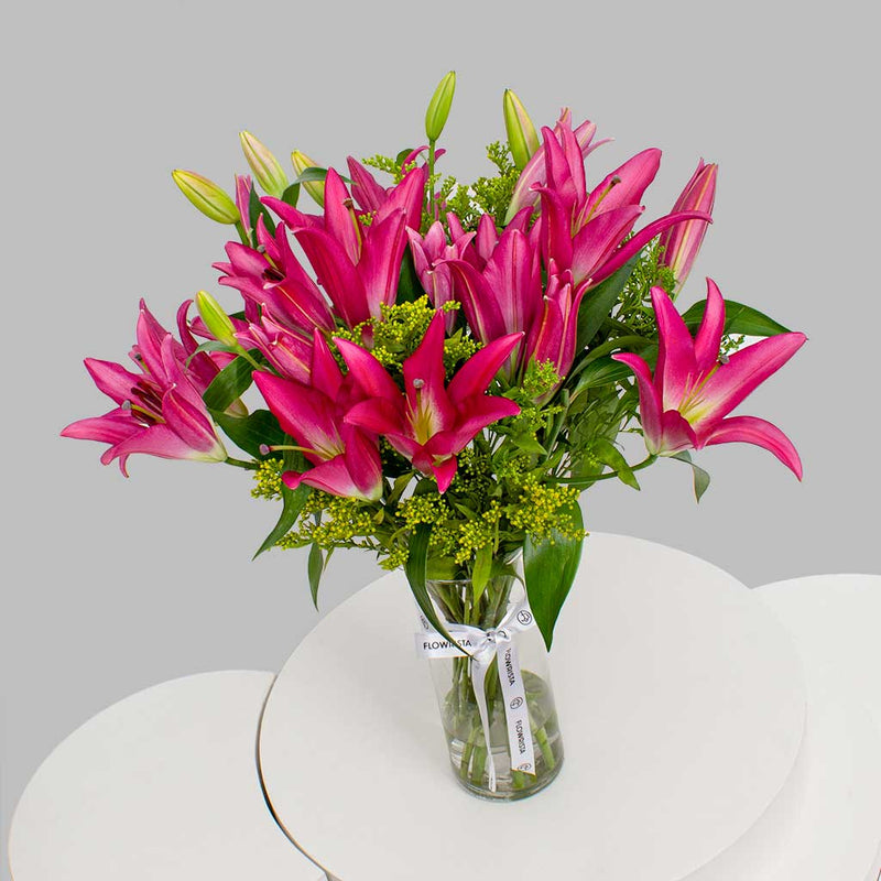 Pink Lily Vase