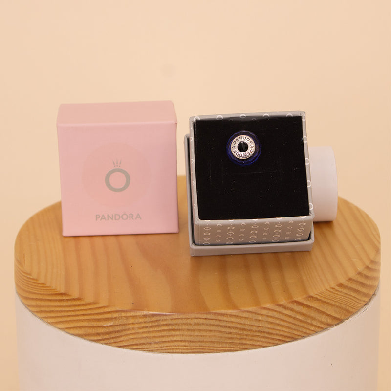 Pandora Sterling Silver and Murano Glass Charm
