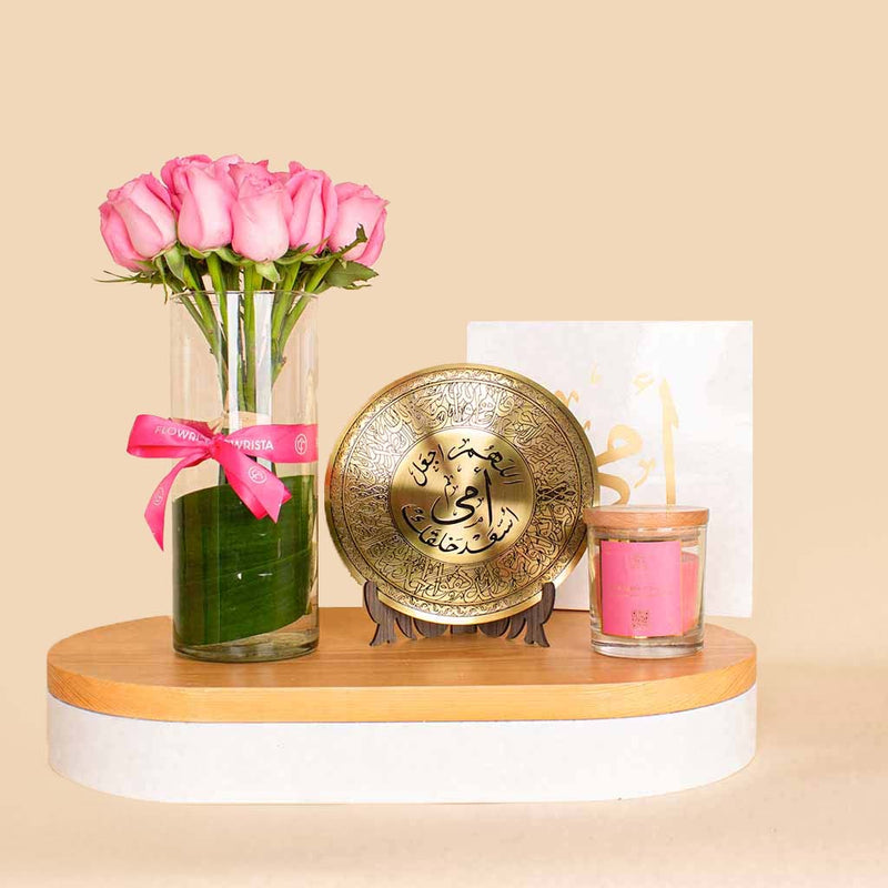 Touch of Gratitude | 15 Pink Flower Vase