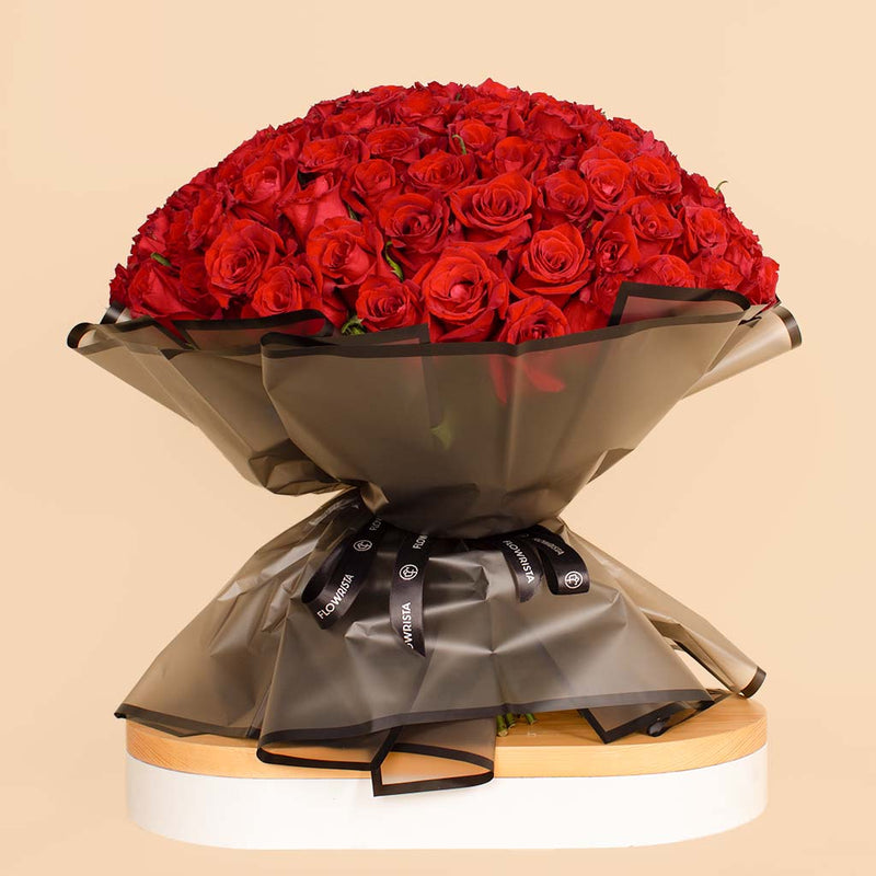Flowrista | Grand Bouquet of 150 Red Roses