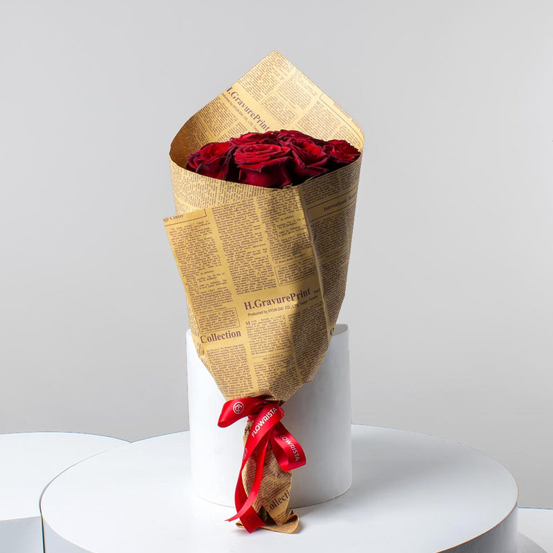 Vintage Red Roses