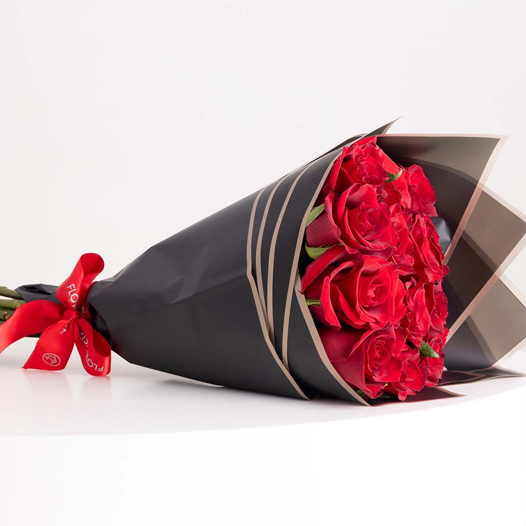 15 Red Roses Bouquet
