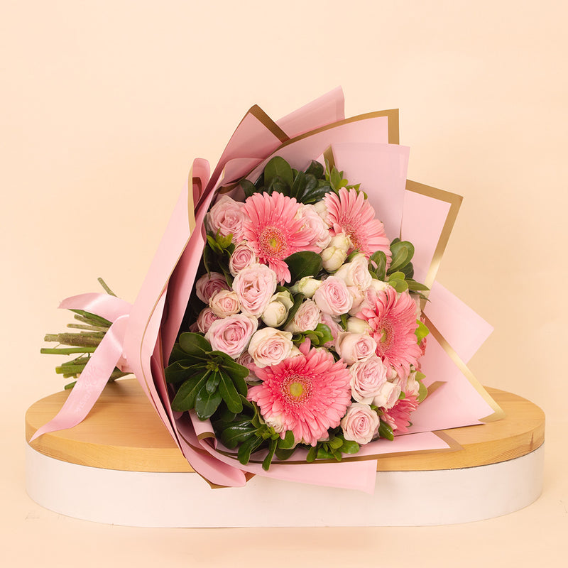 Flowrista | Gerbera & Baby Rose Bouquet