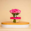 Pink Vase – 15 Pink Flowers